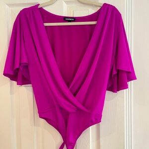 Hot pink Express body suit